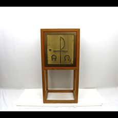 30" Brass and Wood Tabernacle SKU C088-001